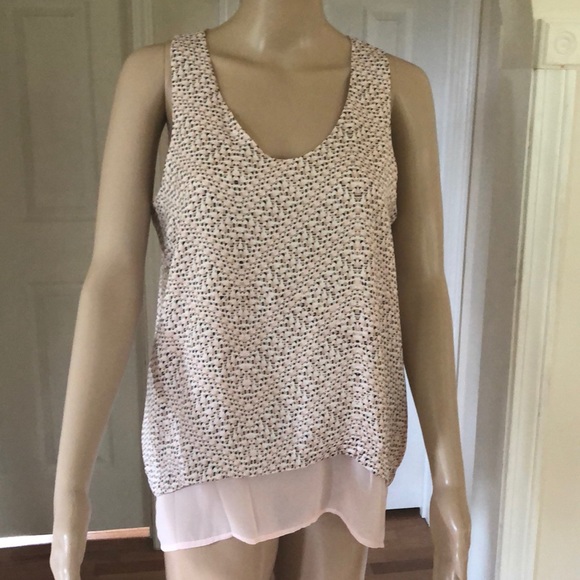 Scattered Tunic Tank, Raspberry/Gold